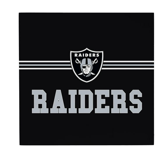 Las Vegas Raiders 12" x 12" Wood Wall Sign