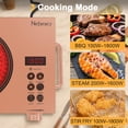thumbnail image 4 of Cocina Eléctrica Nefaracy 1800W Placa Única 110V Naranja, 4 of 7