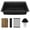 Black, variant on Karran 33" Top Mount Single Bowl Quartz Kitchen Sink Kit in White