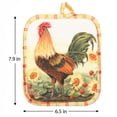 thumbnail image 6 of REGALWOVEN 2 Pcs Pot Holders, Heat Resistant Trivets, Non-Slip Hot Pads for Countertops, Oven Pot Holders for Cooking, Baking, and BBQ Rooster 6.5x7.9inch, 6 of 6