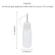 thumbnail image 2 of 10pcs 10ml aplicador de botella de pegamento de punta de aguja DIY herramienta de quilling botella de precisión (blanco), 2 of 7