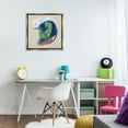 thumbnail image 4 of Stupell Industries Modern Surfing Dino T-Rex Gray Floating Frame Canvas Art, 25 x 25, by Carrie Cantwell, 4 of 8