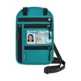 thumbnail image 2 of NIBOLOG Passport Pouch Cross-shoulder RFID Blocking Convenient Large Capacity Travel Neck Pouch for Outdoor, 2 of 8