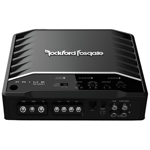Rockford Fosgate R2-250X1 Prime 250-Watt Full Range Class D Mono Amplifier