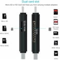 thumbnail image 4 of SD Card Reader, 3 in 1 Micro USB Type C Portable Memory Card Reader and SD/TF Card Adapter with OTG Function for PC & Laptop, 4 of 8