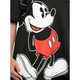 thumbnail image 3 of Womens Plus Size Disney Mickey Mouse T-Shirt Short Sleeve Black (Size 5X Only), 3 of 7