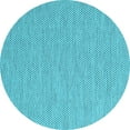 thumbnail image 1 of Ahgly Company Indoor Round Abstract Light Blue Contemporary Area Rugs, 8' Round, 1 of 4
