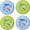2 Green + 2 Sky Blue, variant on YUNOVA Hidden AirTag Holder with Safety Pin, Cute Cartoon Silicone GPS Tracker Case Compatible with Apple AirTag 1st/2nd Gen for Kids Elderly Pets