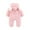 Pink, variant on LYXSSBYX Two Piece Sets Clothing Newborn Baby Winter Girls Boys Clothes Warm Animal Overall Rompers Jumpsuit