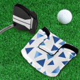 thumbnail image 5 of Haosy Different Size Trian Golf Mallet Putter Cover Strong Magnetic Leather Golf Club Headcover Closure, 5 of 7