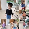 thumbnail image 1 of URMAGIC Baby Girl Kids Blouses Long Sleeves Solid Color Doll Collar Tops Blouse 1-7T, 1 of 11