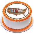 thumbnail image 2 of Thanksgiving American Folk - Edible Cake Topper - 6" round, 2 of 2