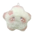 thumbnail image 2 of FEOLGEHLY Cute Star Keychain,Plush Squeaky Blush Stars for Car Key Decor,Bag Charms Car Key Ring Accessories Gifts Pendant Women Girls Keychain Pendant, Pink, 2 of 6