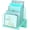 Aqua, variant on Inclined Desk File Organizer,Vertical File Folder Holder Stand Metal Rack File Sorter for Office Classroom Desktop Organization Aqua,2Pack