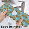 thumbnail image 6 of Kdxio Sunflowers Pattern Non-Slip Diatom Mud Faucet Drain Pad,Self Absorbent Mat for Kitchen Sink for Variety Kitchen & Bathroom Countertops, 6 of 7