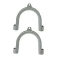 thumbnail image 5 of Tineasur 2-Pack U-Shaped Hose Holder Hooks for Washing Machines, Grey Plastic Pipe Clamps for Secure Hose Positioning, 5 of 8