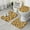 Yellow And Brown, variant on Red Cheetah Leopard Pattern Bathroom Rugs Sets 3 Piece,Toilet Cover Set,Absorbent Non Slip Bathroom Mats Sets with U-Shaped Contour Rug Toilet Rug Set
