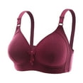thumbnail image 2 of Women's Plus Size Wireless Bra Thin Push Up Lingerie, Anti Sagging Adjustable Underwear, Side Support Smoothing Bralette, Full Coverage Sexy Comfort Vest, Accessory Breast Collection Shaping Top, 2 of 9