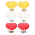 thumbnail image 5 of Homoyoyo Heart-Shaped Toilet Flush Button Covers, Plastic Adhesive Nail, 6-Pack Decorative Bathroom Accessories, 5 of 8
