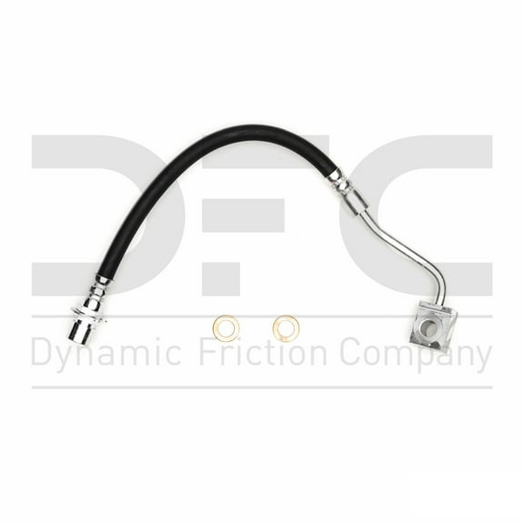 Rear Left Dynamic Friction Company Brake Line Hose 350-42050 For 2011-2018 Jeep Grand Cherokee, 2011-2019 Dodge Durango