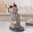 thumbnail image 2 of Creative Luxury Wine Rack Living Room Wine Cabinet Decorations Gift (Grey), 2 of 5