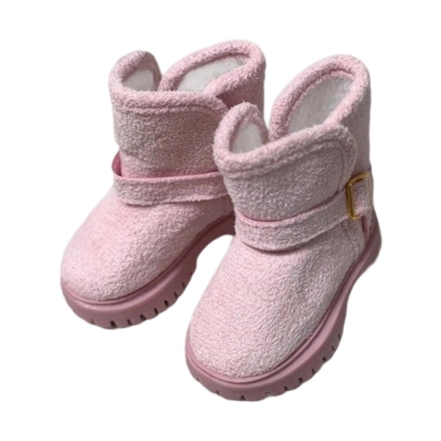 DOMELAY 1/4 Scale Figure Snow Boots Simulation Miniature Female Action Figures Shoes pink