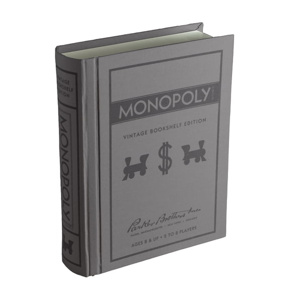 Librería vintage Monopoly de Board Game Company