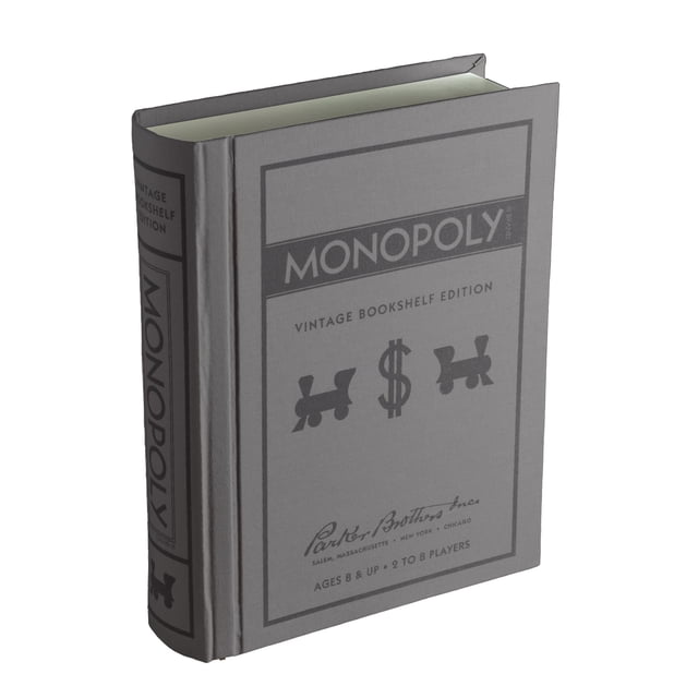 Librería vintage Monopoly de Board Game Company