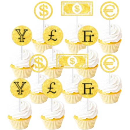 18pcs Red Glitter Dessert Cupcake Fantasy Horror Halloween...