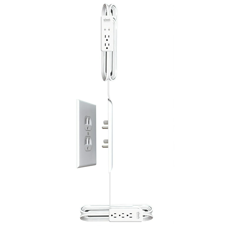 Sleek Socket to Power a Mounted TV & Floor Level Devices, Ultra