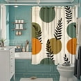 thumbnail image 4 of TIELUTT Doublure de Rideau de Douche en Tissu avec Renforcement Antirouille pour Salle de Bain Rideaux de Douche Extra Larges 108 Rideau de Douche avec Doublure Doublure de Rideau de Salle d'Exposition Rideau de Douche en Lin Rideau de Douche Court, 4 of 5