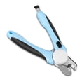 thumbnail image 6 of Flexzion Dog Cat Nail Clipper and Trimmer, Pet Toe Claw Scissor Grooming Tool with Stainless Steel Blades File Easy Grip Handle Safety Guard Avoid Overcutting for Small Medium Large Breed Puppy, Blue, 6 of 7