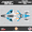 Cyan, variant on Kalair GFX Graphics Kit for Ktm KTM Enduro 2-Stroke 125XC,250XC and 300XC (2023) Razor Series