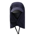 thumbnail image 4 of Sombrero Sunnimix para el Sol con Solapa en el Cuello Azul Oscuro, 4 of 8