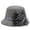 Grey, variant on Women's Vintage Satin Flower Cloche Hat, Polka Dot Mesh Trim Sun Hat, Elegant & Tea Party Bucket Hat Khaki One Size