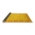 thumbnail image 2 of Ahgly Company Indoor Square Oriental Yellow Traditional Area Rugs, 8' Square, 2 of 4