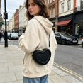 thumbnail image 5 of Heart Shape Crossbody For Solid Shoulder Adjustable Strap Purse Heart Shape Crossbody, 5 of 5