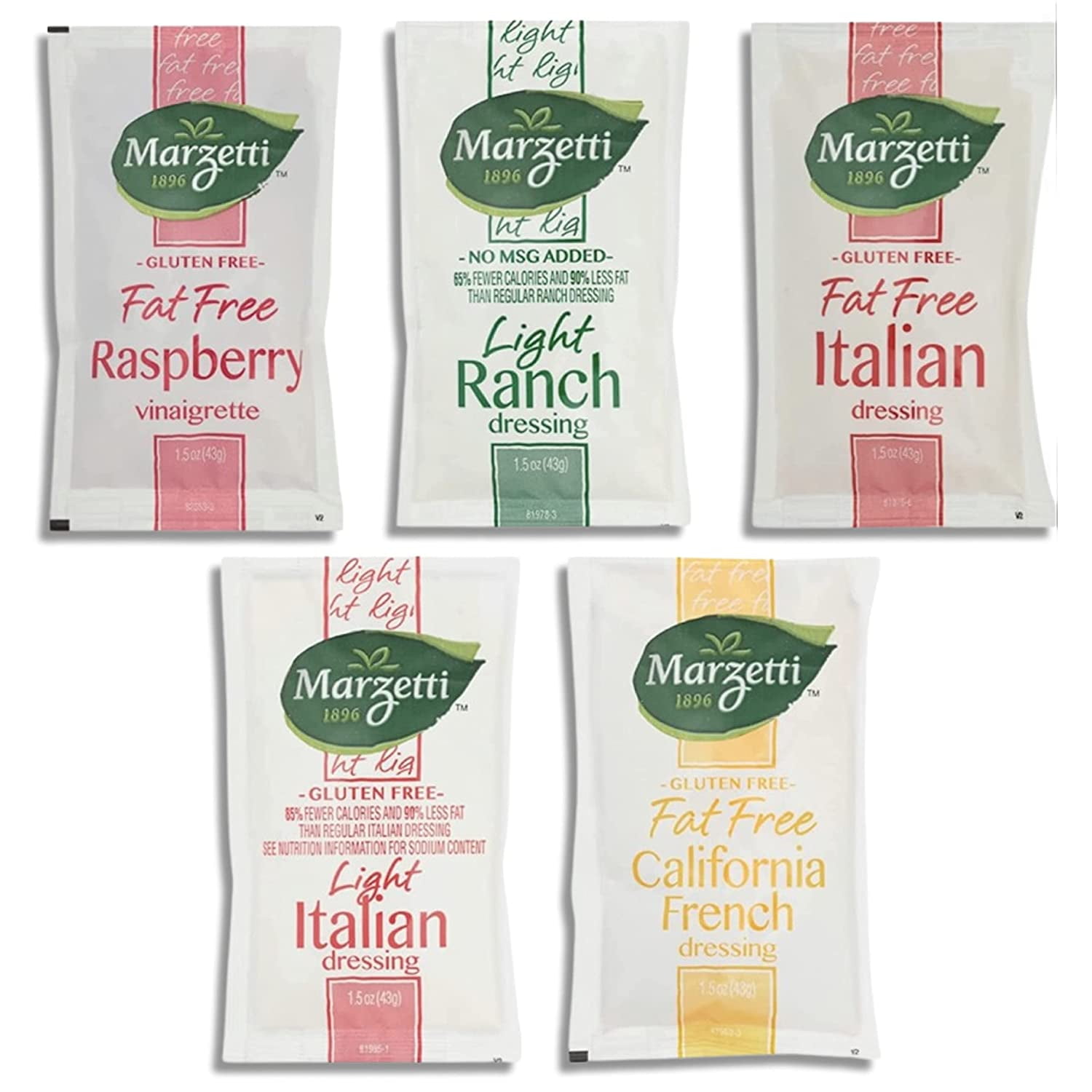 Marzetti Salad Dressing Packets Variety Pack Light & Fat Free