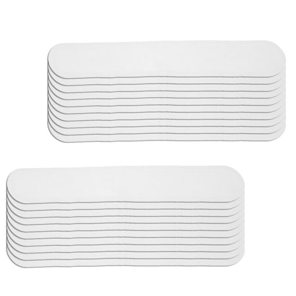 20PCS Disposable Collar Protector Sweat Pads Self Adhesive Shirt Neck Liner Hat Cleaner Invisible Against Sweat Stains