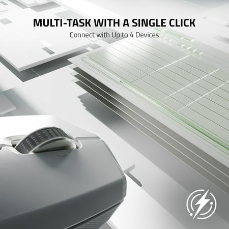 Razer - Pro Click Mini Wirless Optical Mouse with Compact Design - Mercury