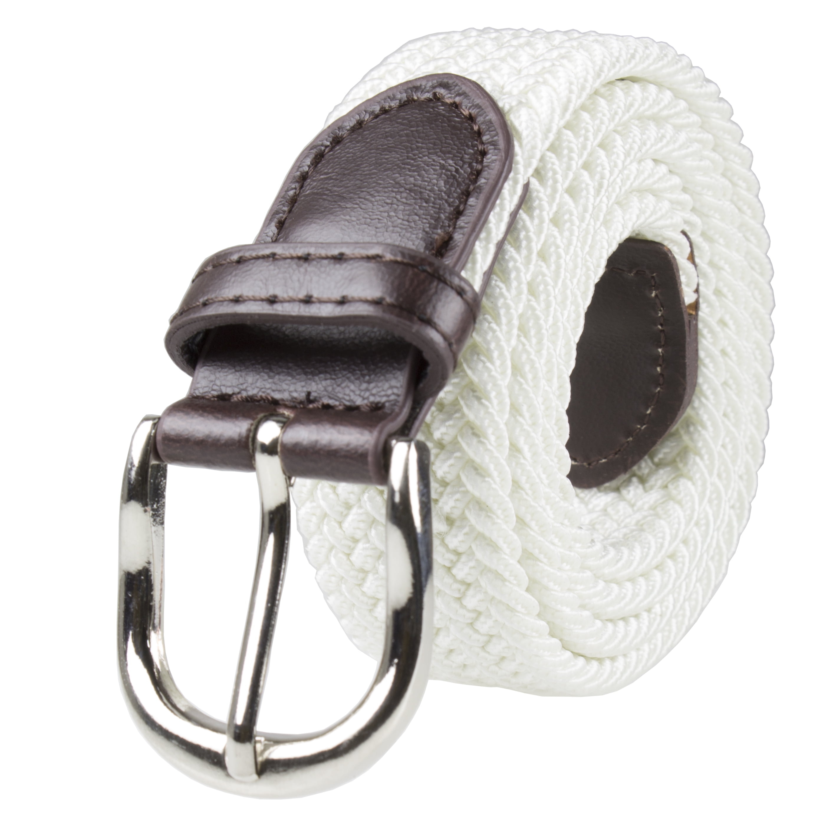 Gelante Children's Canvas Elastic Fabric Woven Stretch Braided Belts