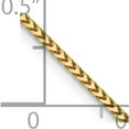thumbnail image 5 of 14K Yellow Gold Jbsp's 1.1mm Franco Chain (20 X 1.1) Made In Italy 7175-20, 5 of 5