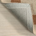 thumbnail image 3 of Rugs USA Gino Two-Tone Bordered Wool Area Rug, 4' x 6', Gino Rust, 3 of 6
