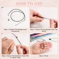 thumbnail image 4 of 10 Pack 24" Waxed Necklace Cord, Bracelet Cord with Lobster Clasp 1.5mm Bulk Necklace String Rope for Pendants, Bracelets, Jewelry Making Supplies, DIY Beading Supplies[Green], 4 of 7