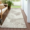 thumbnail image 6 of Addison Rugs Chantille Indoor/Outdoor Transitional Floral Ivory Washable Runner Rug, 2'3" x 7'6", 6 of 6