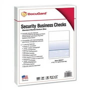 DocuGard "Standard Security Check, 11 Features, 8.5 X 11, Blue Marble Bottom, 500/ream | Bundle of 10 Reams", Paper