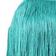 thumbnail image 3 of Top latino con flecos y borlas para mujer, camiseta suave y moderna para carnavales y disfraces. Verde azulado L, 3 of 9