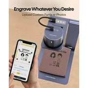 LaserPecker LP1 Pro Mini Diode Laser Engraver Suit Set with Safety Glasses + Auto-Focus Stand +Shields for Beginners Wood Leather Felt