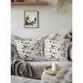 thumbnail image 2 of Outdoor Pillows Waterproof, Vintage Flowers Bedding Throw Pillows with Insert for Couch Sofa Bed, Spring Floral Rustic Farmhouse Art 16x16 Inch Pillowcases Decorative Camping Patio Pillow Set of 1, 2 of 7