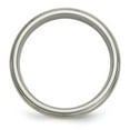 thumbnail image 2 of Chisel Titanium Brushed Center with 14k Gold Inlay 6mm Ridged Edge Band, 2 of 7